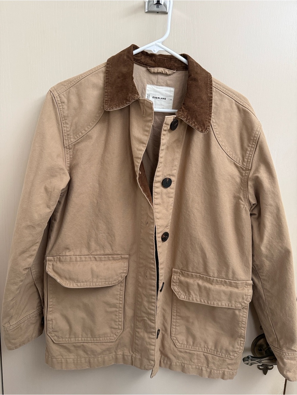 Everlane the barn coat in cornstalk
